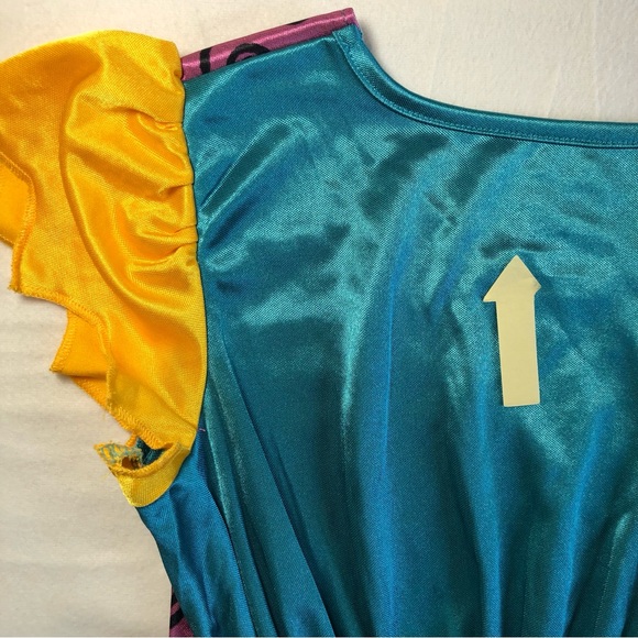 SALLY THE NIGHTMAY BEFORE CHRISTMAS Girl’s Patchwork Satin Dress Size M (8) - Picture 11 of 16